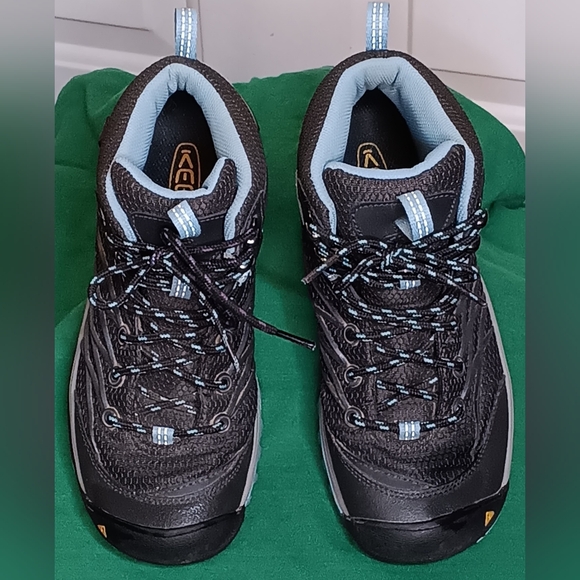 Keen Black and Blue Lace Up Boots Size 7.5(EU 38) - Picture 2 of 8